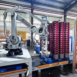 خط معالجة ومناولة علب الطلاء والمواد الكيميائية