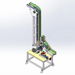 مصعد بقوة جذب مغناطيسية للعلب المعدنية
