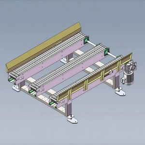 ناقل بألواح متسلسلة من الفولاذ المقاوم للصدأ