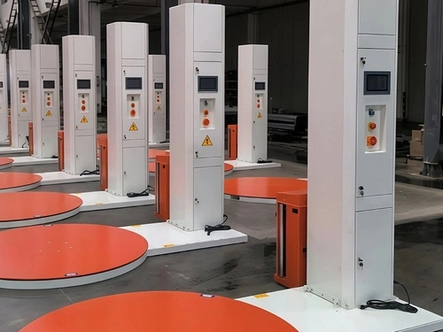 آلة تغليف المنصات على الطاولة الدوّارة