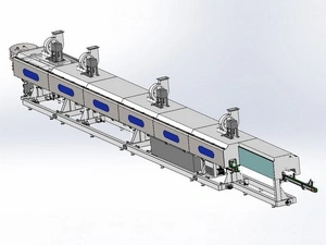 فرن المعالجة بالحثّ لجسم العلبة المعدنية