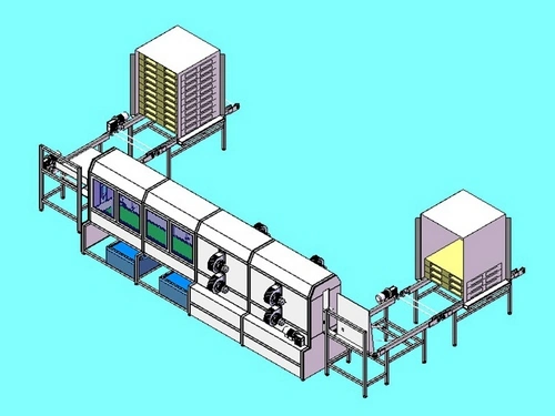 ماكينة غسل المنصات البلاستيكية